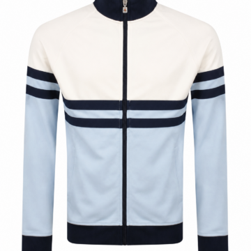 Color-Blocked Full-Zip Track Jacket